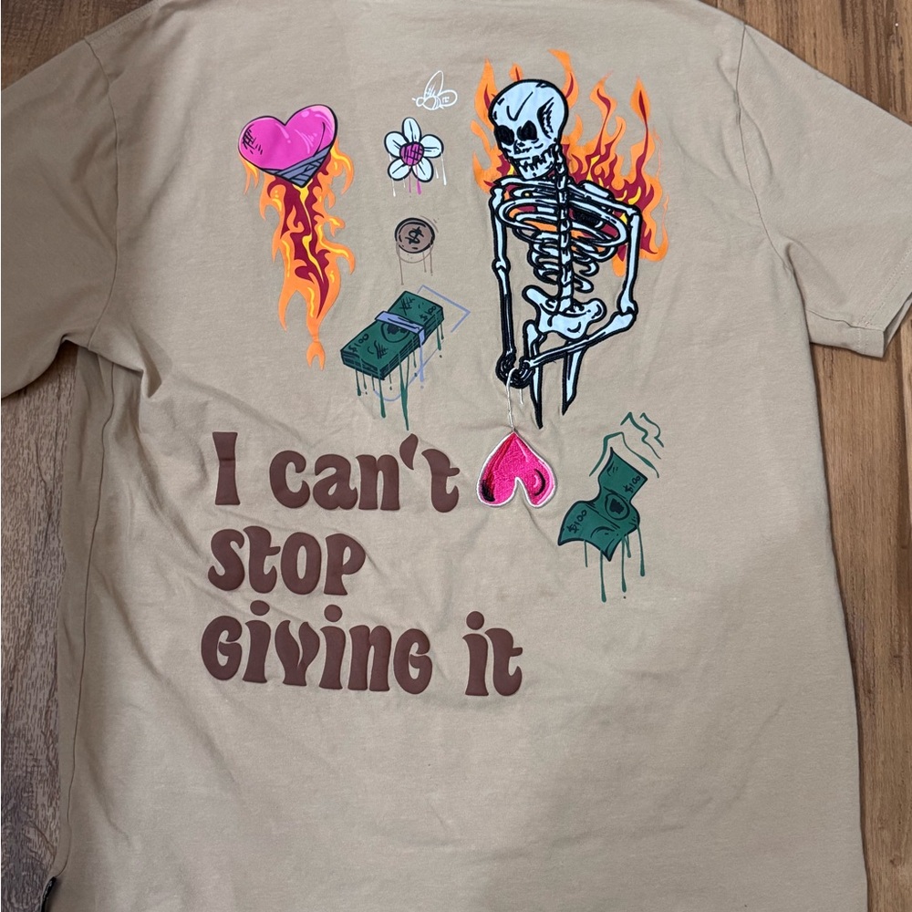 Graphic Tan Short Sleeve Tee